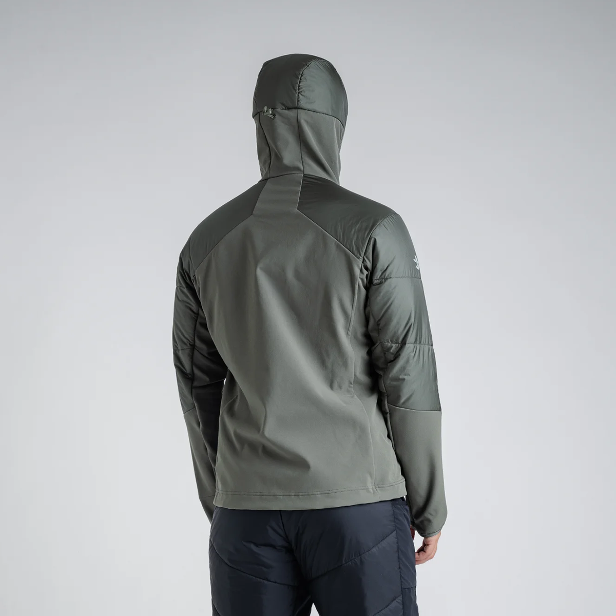 Spiro Men's Insulated Hybrid Jacket — Burned Red