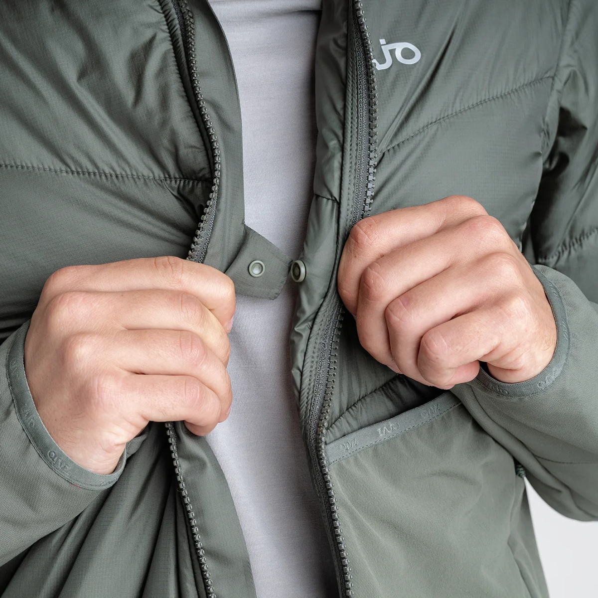 Spiro Men's Insulated Hybrid Jacket — Blue