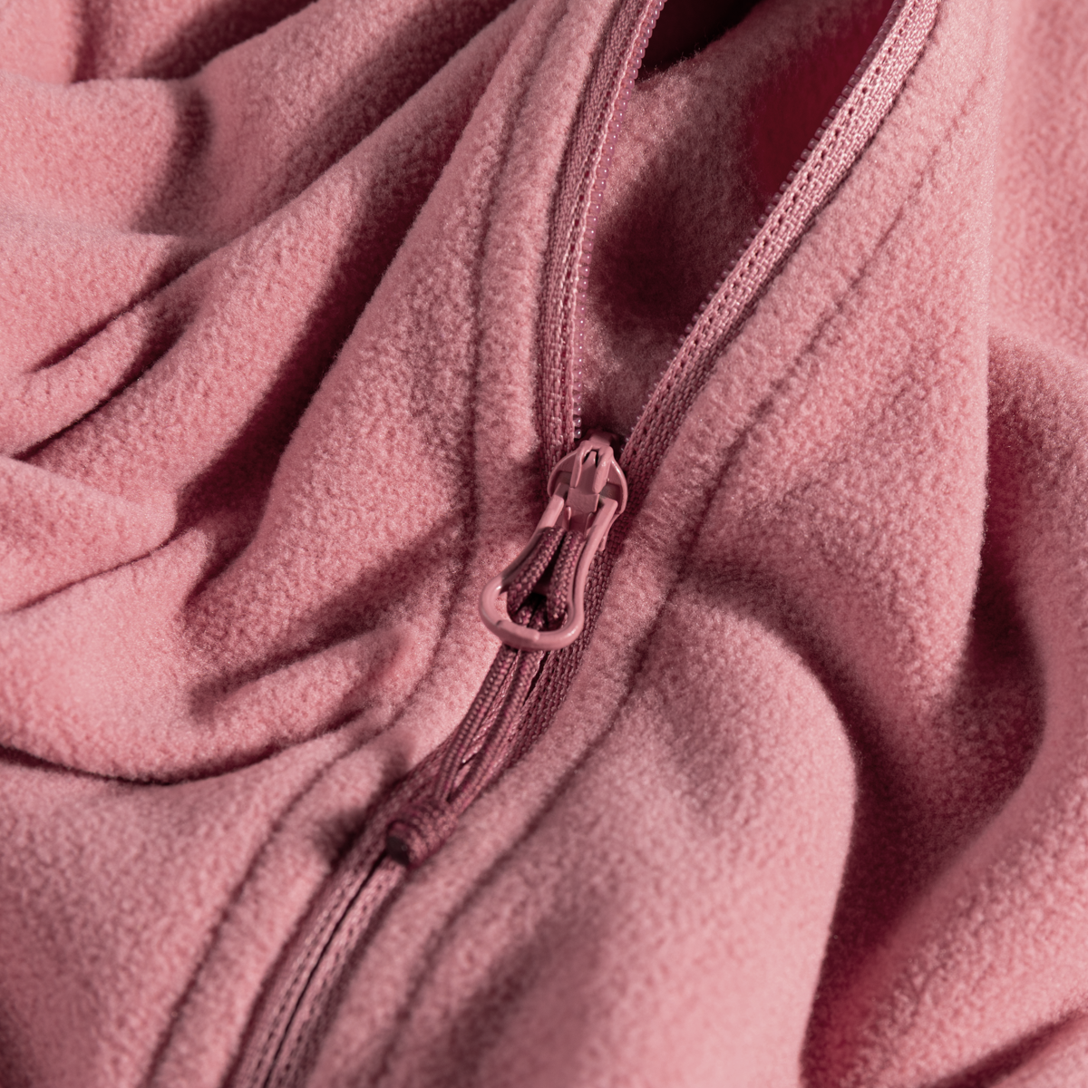 Auro Kid's Fleece Jacket — Tea Rose