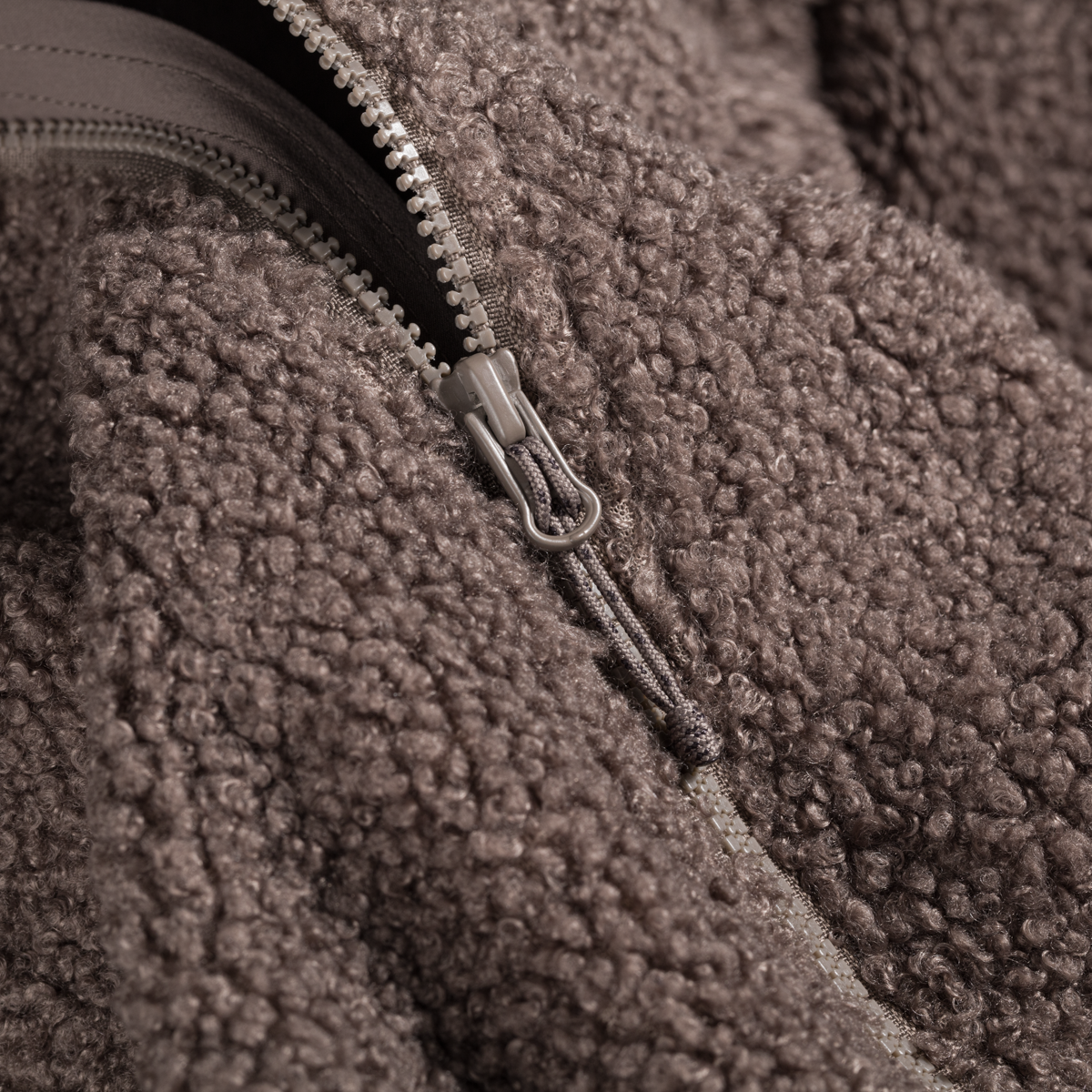 Palpo Women's Pile Fleece Jacket — Cocoa Brown