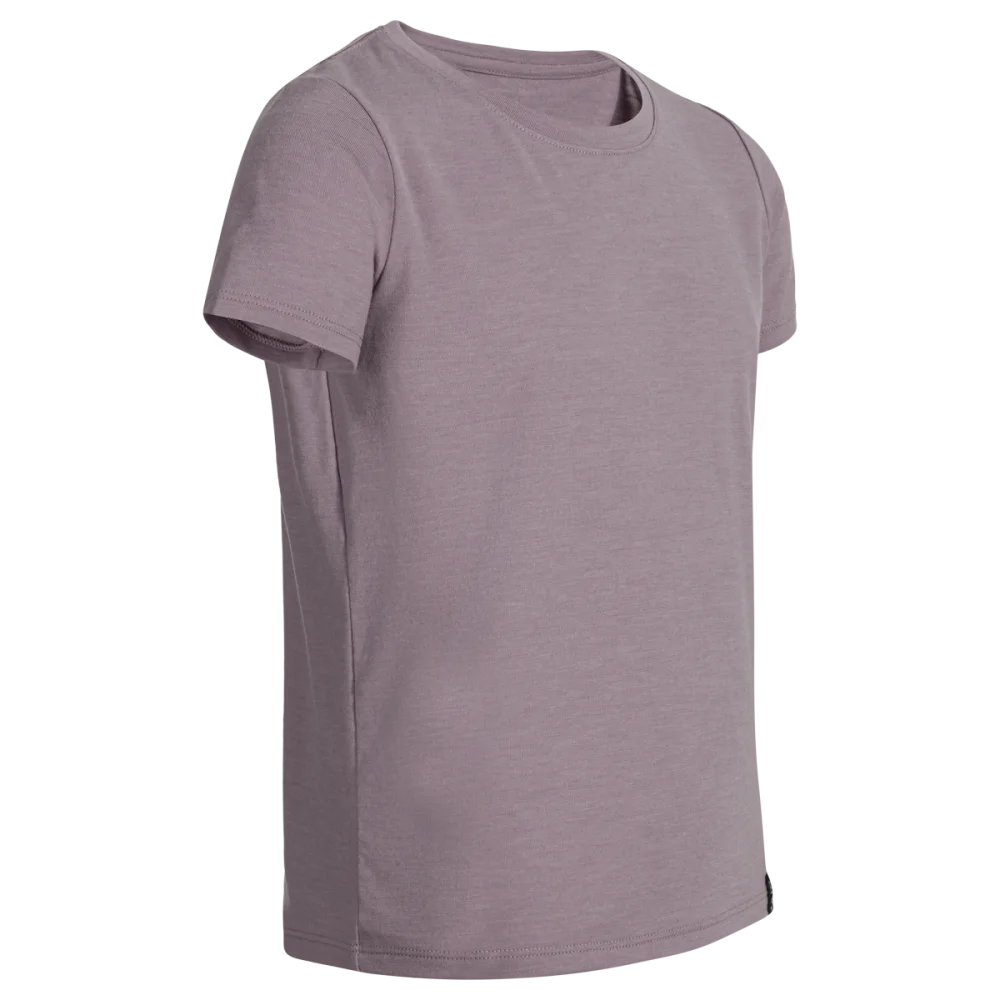 Amo Kid's Merino T-shirt — Iced Mauve