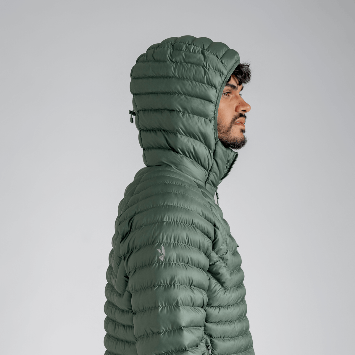 Nubaro Men's Insulated Hooded Jacket — Golden Brown