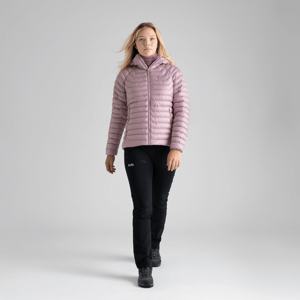 Nubaro Women's Insulated Hooded Jacket — Lila Haze