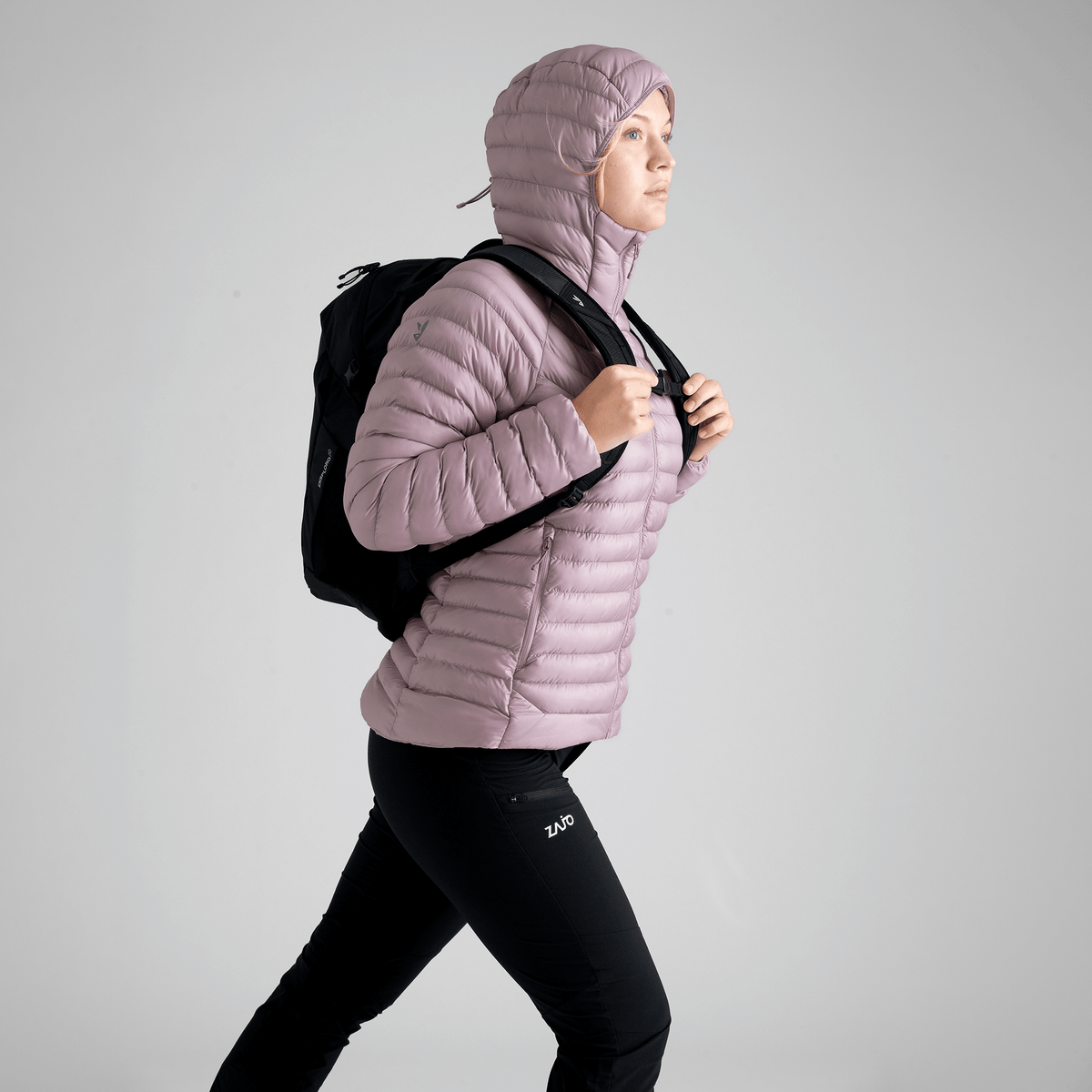 Nubaro Women's Insulated Hooded Jacket — Lila Haze