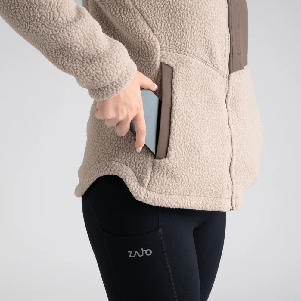 Palpo Women's Pile Fleece Jacket