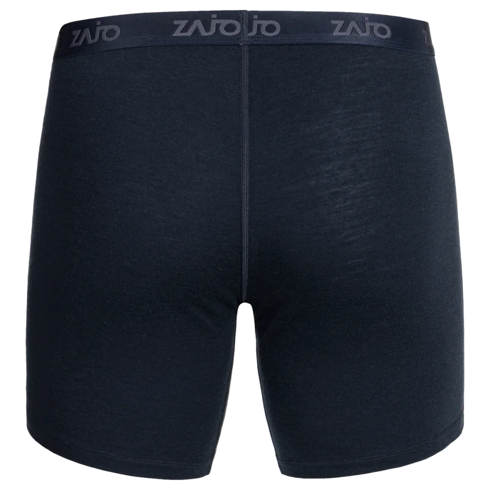 Senti Men's Merino Boxer Briefs Long — Dark Navy