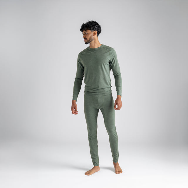 Senti Men's Merino Longsleeve — Amber Gold