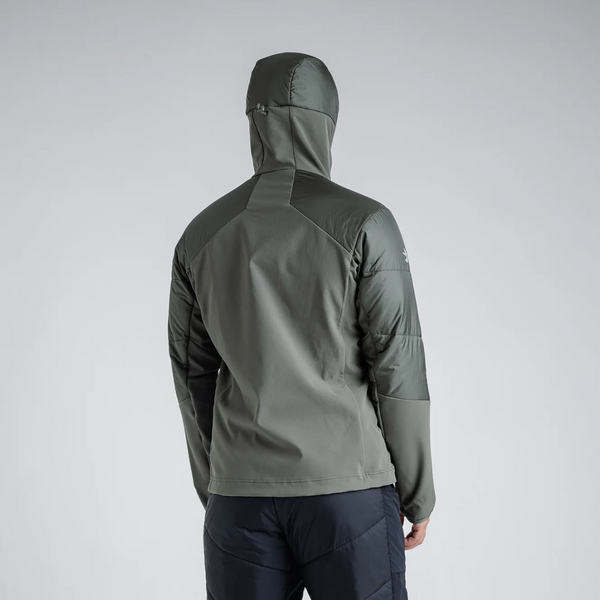 Spiro Men's Insulated Hybrid Jacket — Thyme Green