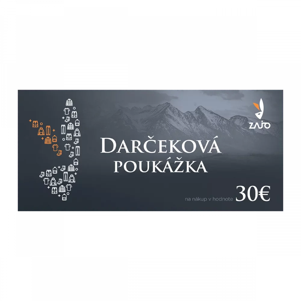 Darčeková poukážka 30 EUR