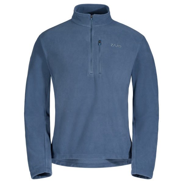 Auro Men's Fleece Zip Top — Harbor Blue