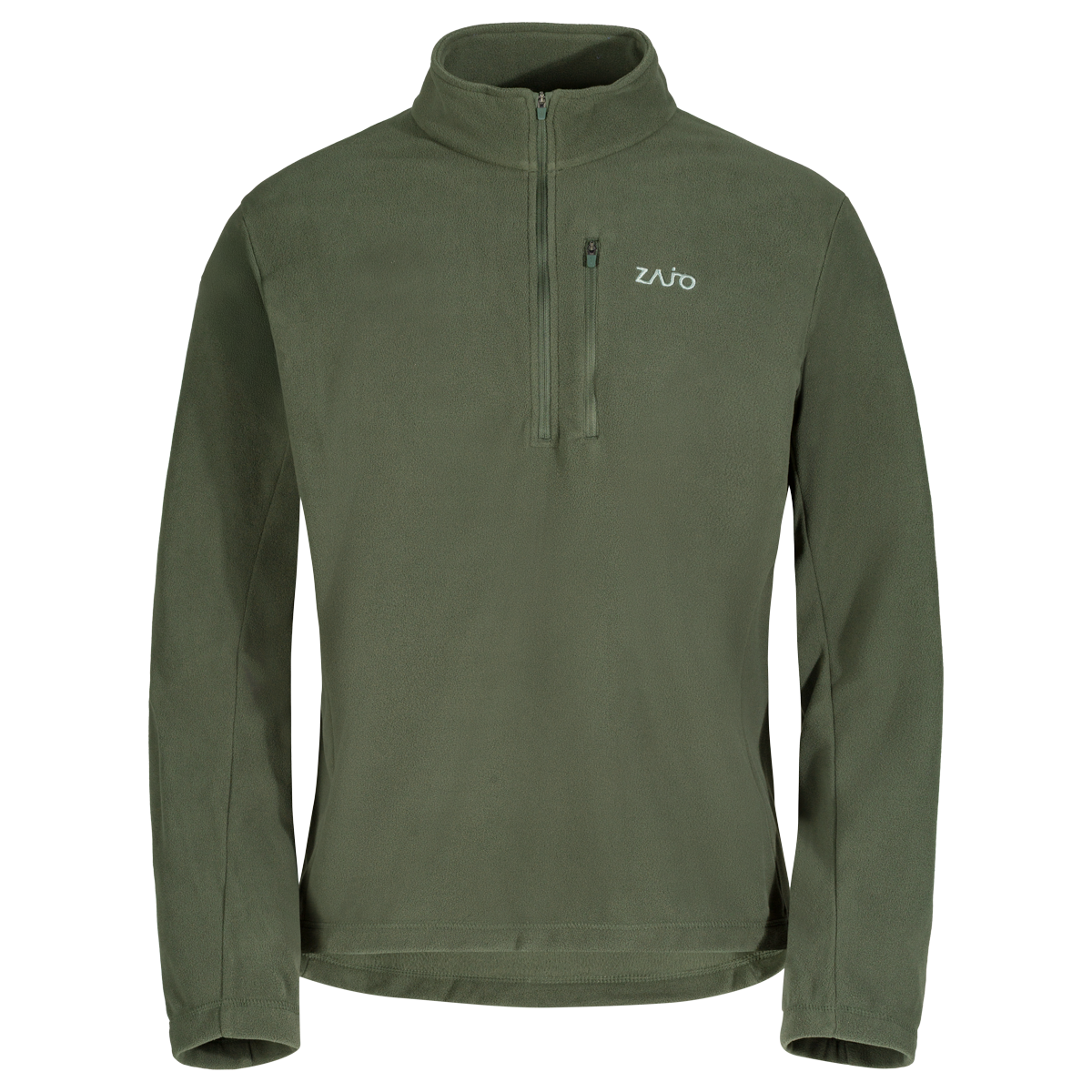 Auro Men's Fleece Zip Top — Thyme Green