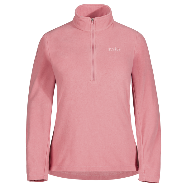 Auro Women's Fleece Zip Top — Tea Rose
