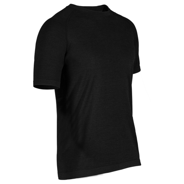 Lerta Men's Seamless Merino T-shirt Black