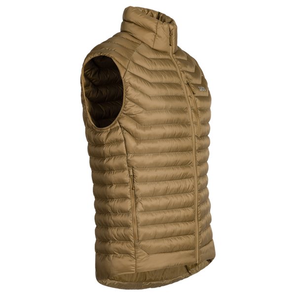 Nubaro Men's Insulated Vest — Golden Brown