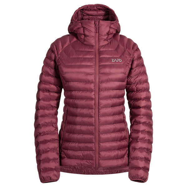 Nubaro Women's Insulated Hooded Jacket — Earth Red