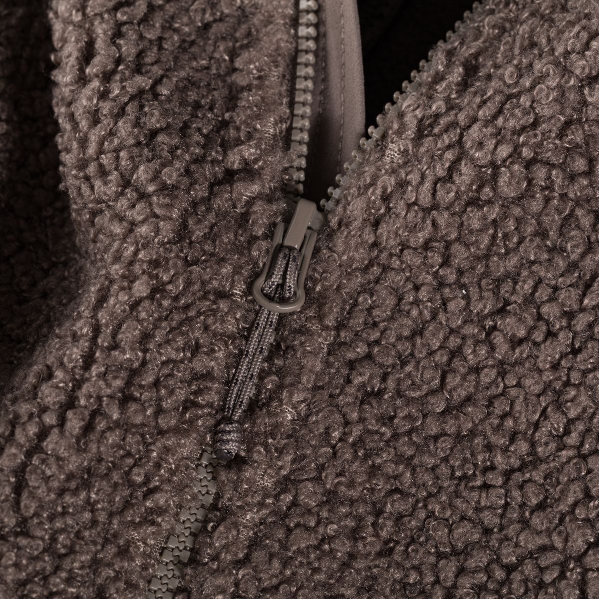 Palpo Men's Pile Fleece Jacket — Cocoa Brown