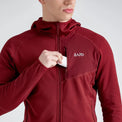Amiko Men's Fleece Hooded Jacket