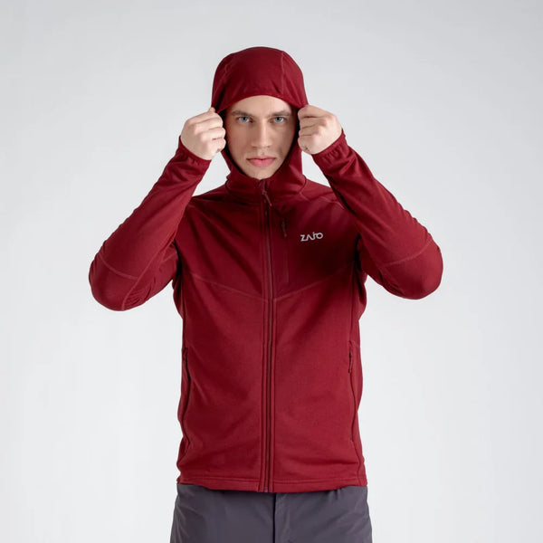 Amiko Men's Fleece Hooded Jacket