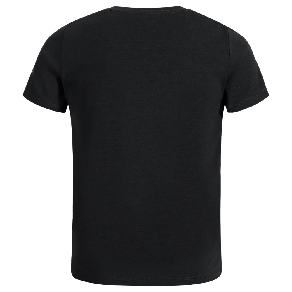 Amo Kid's Merino T-shirt — Black