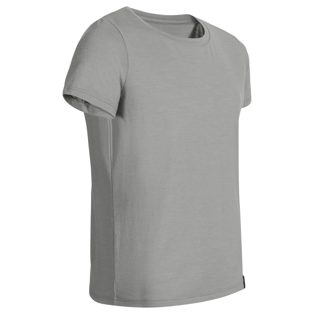 Amo Kid's Merino T-shirt — Dove Grey