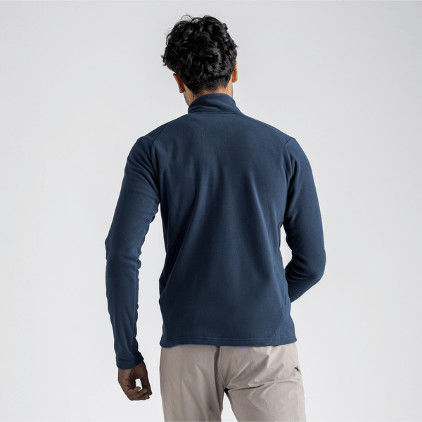 Auro Men's Fleece Zip Top — Thyme Green
