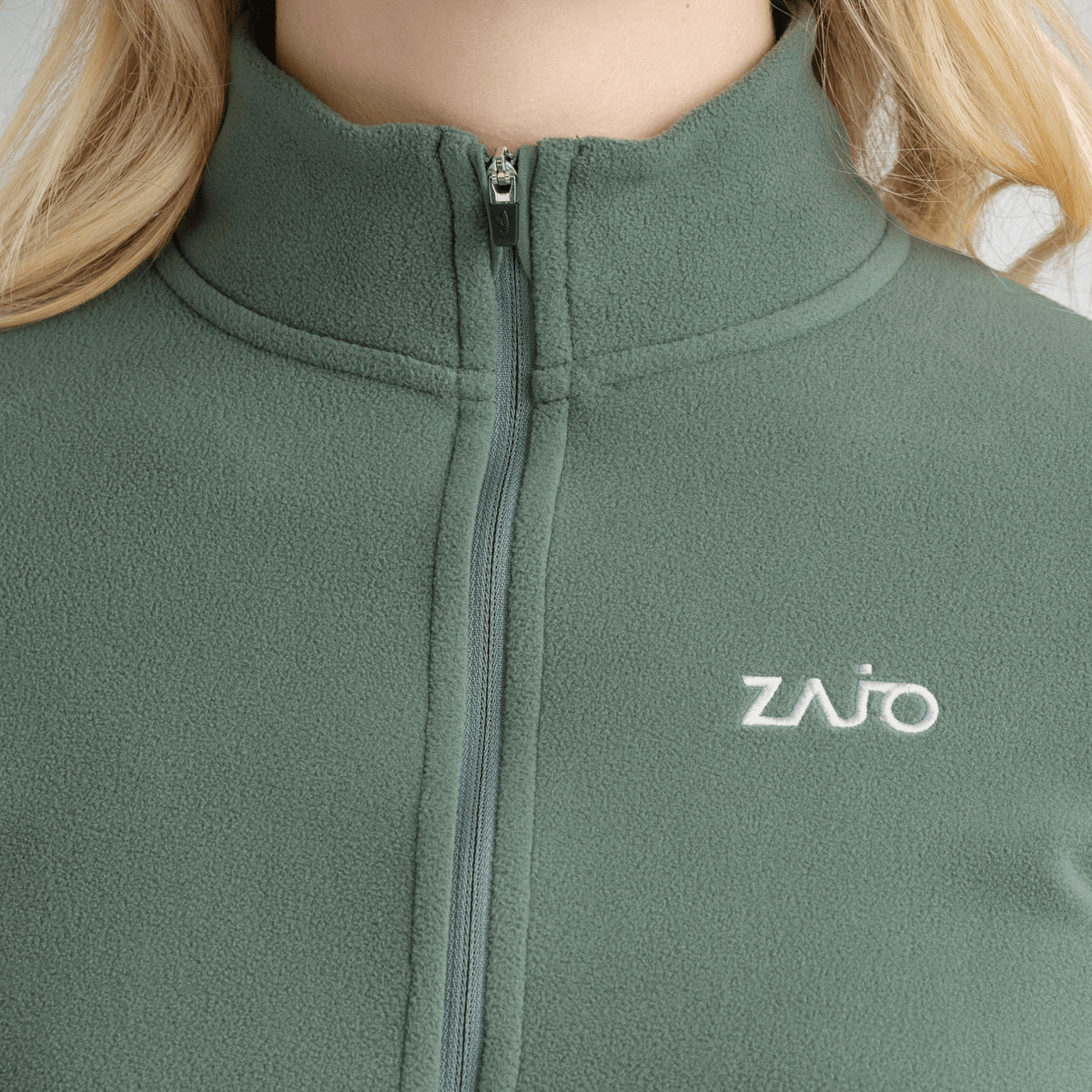 Auro Women's Fleece Zip Top — Tea Rose