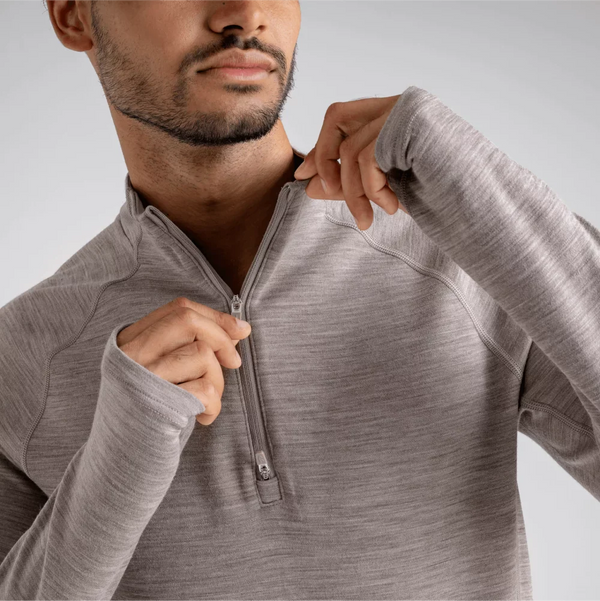 Hejma Men's Merino Zip Top