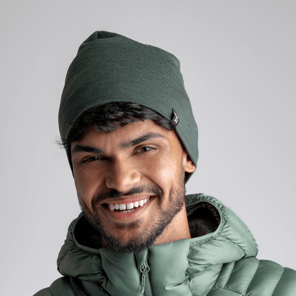 Hejma Merino Beanie — Dark Green