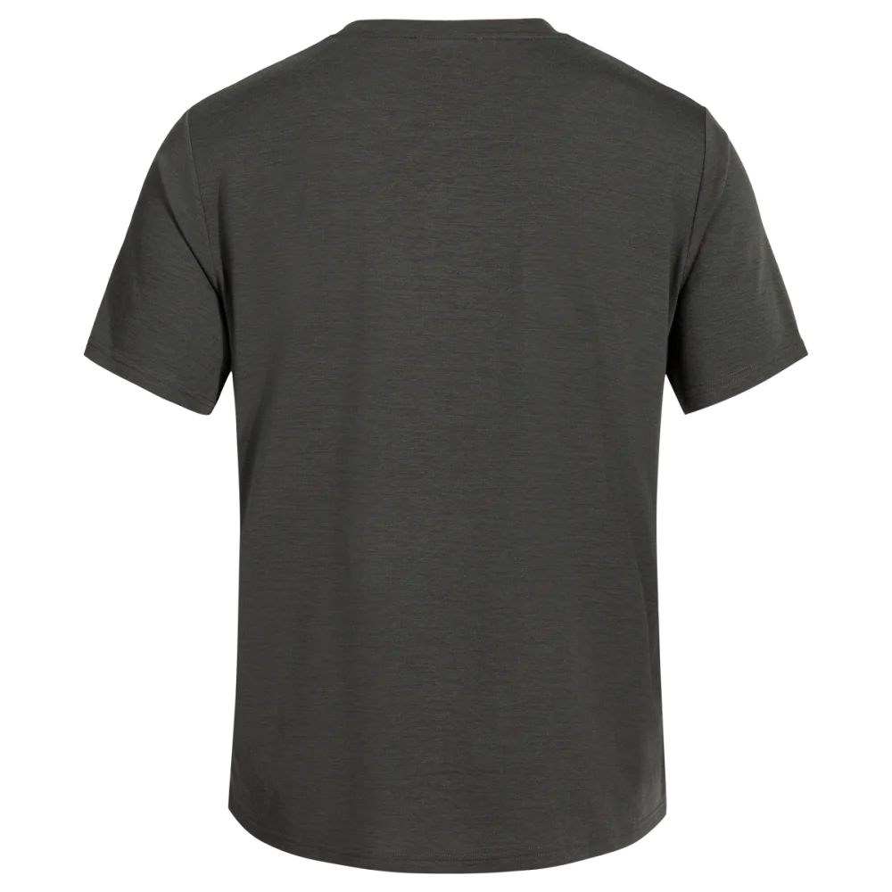 Kora Men's Merino Graphic T-shirt — Black Olive Element