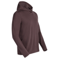 Kora Men's Merino Hoodie — Decadent Red
