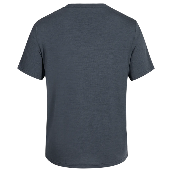 Kora Men's Merino T-shirt — Grey Navy