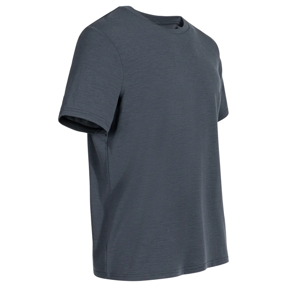 Kora Men's Merino T-shirt — Grey Navy