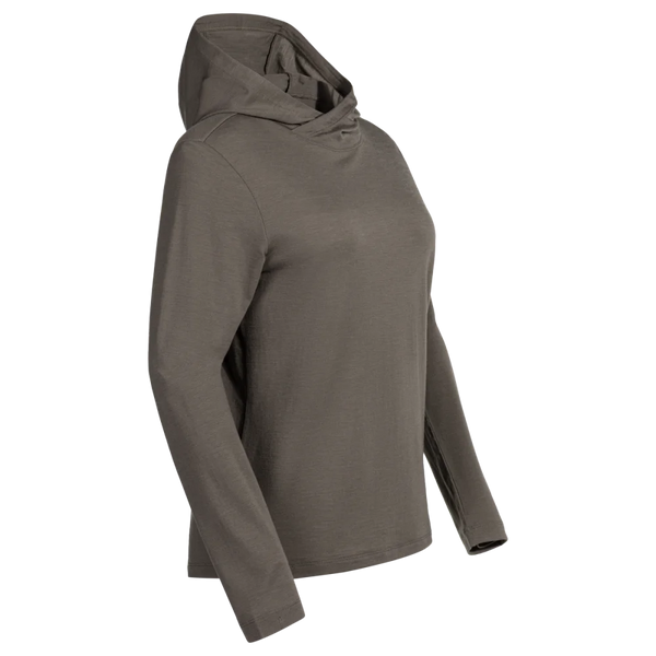 Kora Women's Merino Hoodie — Falcon Grey
