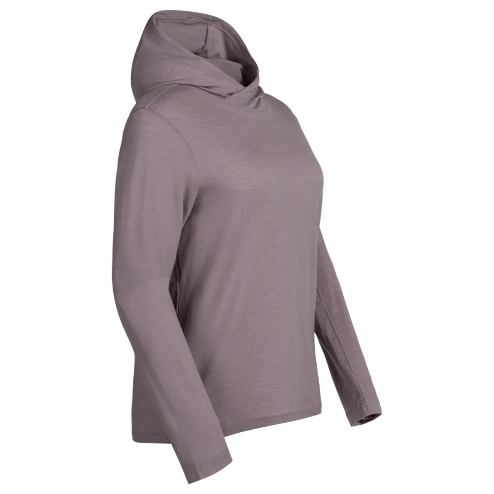 Kora Women's Merino Hoodie — Iced Mauve