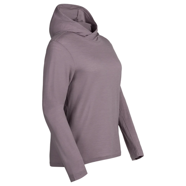 Kora Women's Merino Hoodie — Iced Mauve