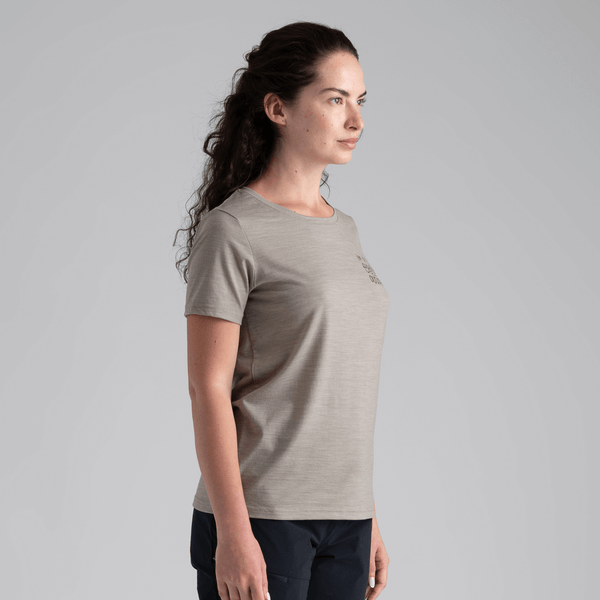 Kora Women's Merino T-shirt — Decadent Red