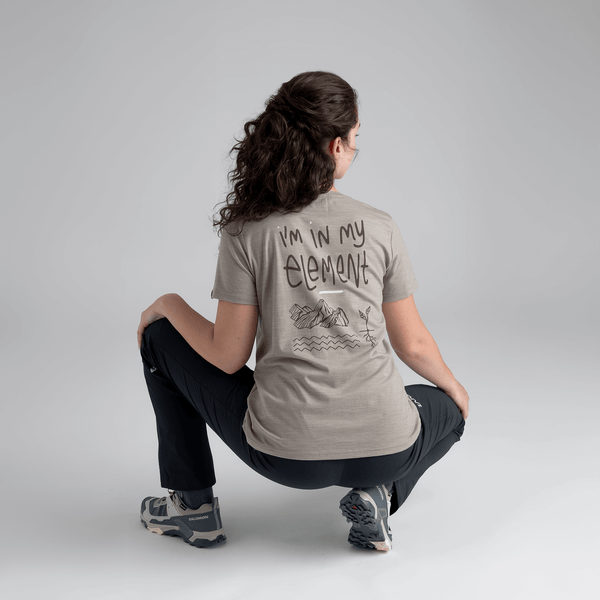 Kora Women's Merino T-shirt — Falcon Grey