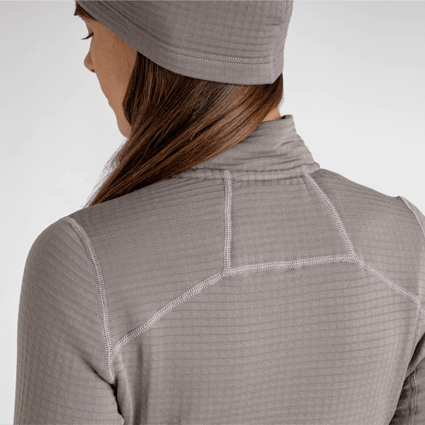 Kovri Women's Merino Grid Jacket — Taupe Beige