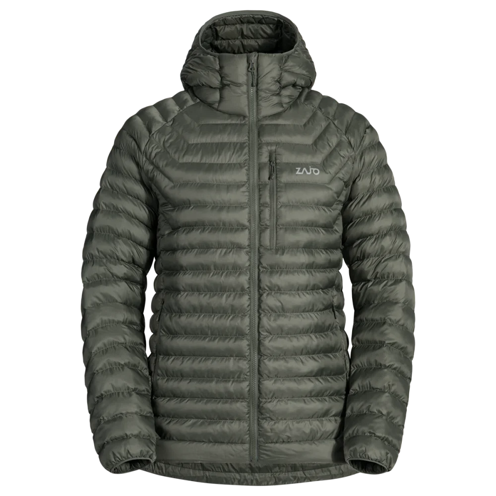Nubaro Men's Insulated Hooded Jacket — Thyme Green