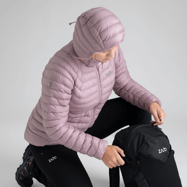 Nubaro Women's Insulated Hooded Jacket —  Lila Haze