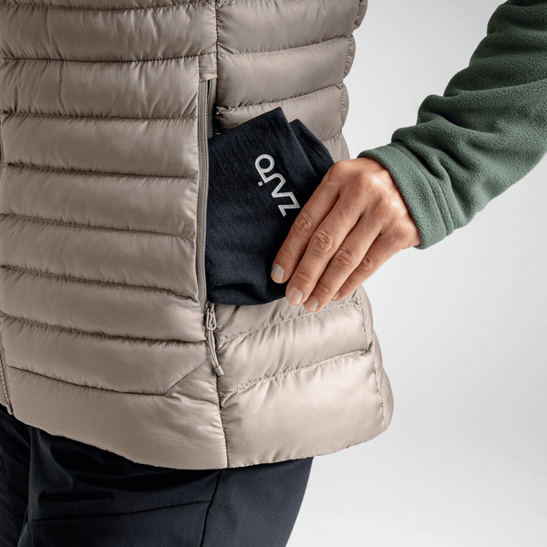 Nubaro Women's Insulated Vest — Golden Brown