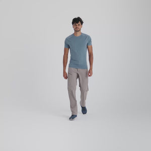 Senti Men's Merino T-shirt — Amber Gold