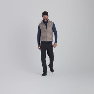 Nubaro Men's Insulated Vest — Golden Brown