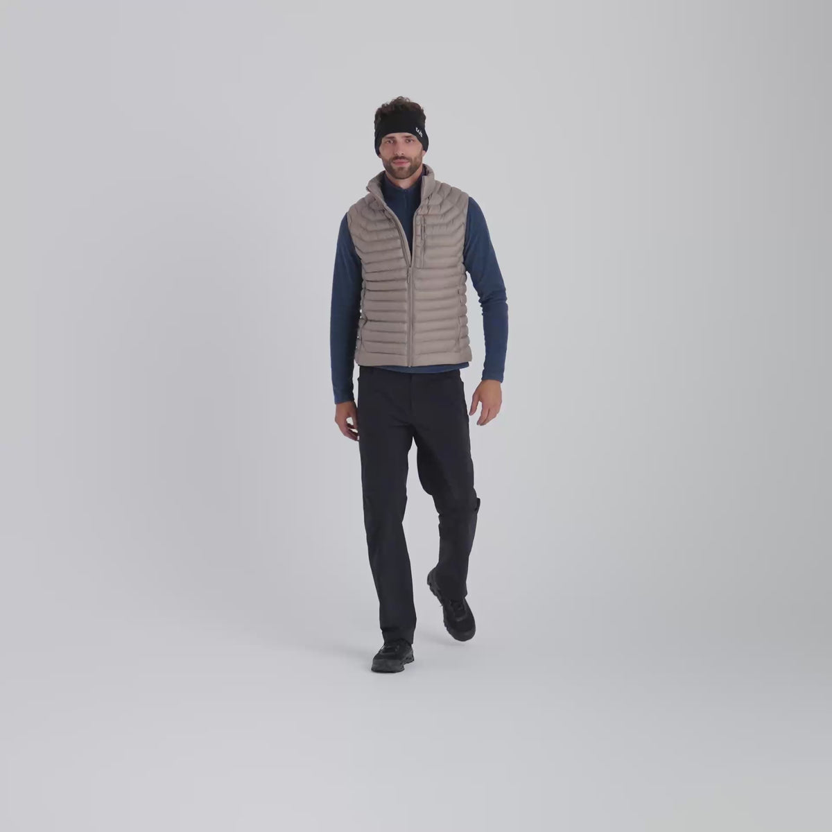 Nubaro Men's Insulated Vest — Navy