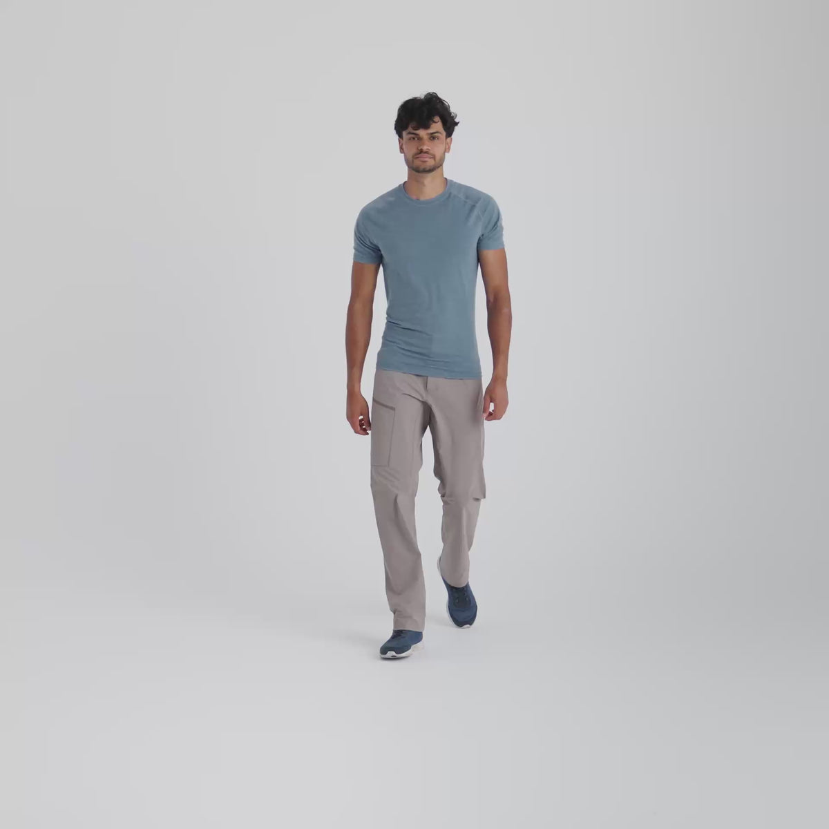 Senti Men's Merino T-shirt — Dark Navy