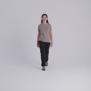 Kora Women's Merino T-shirt — Iced Mauve