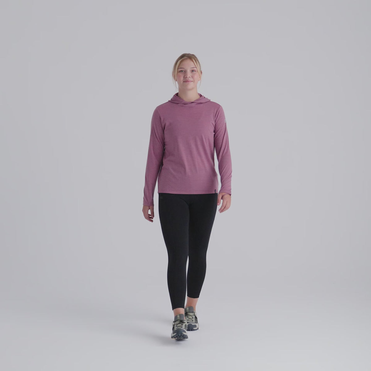 Kora Women's Merino Hoodie — Black