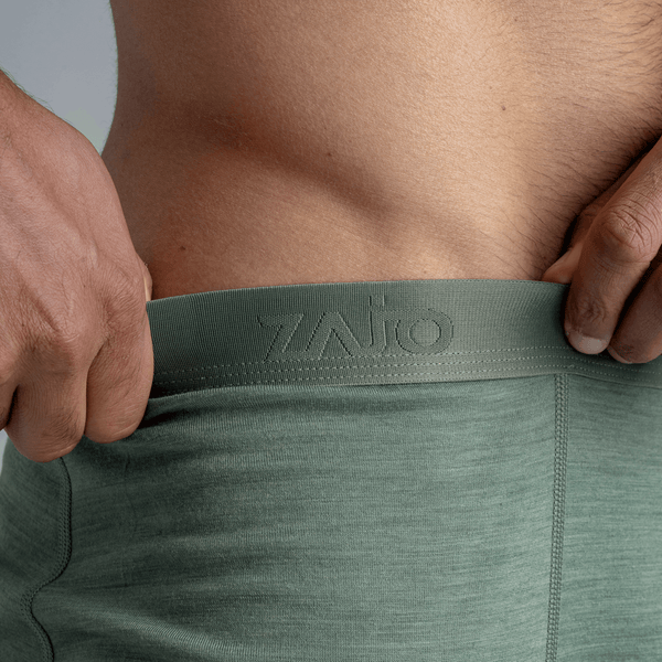 Senti Men's Merino Boxer Briefs — Black