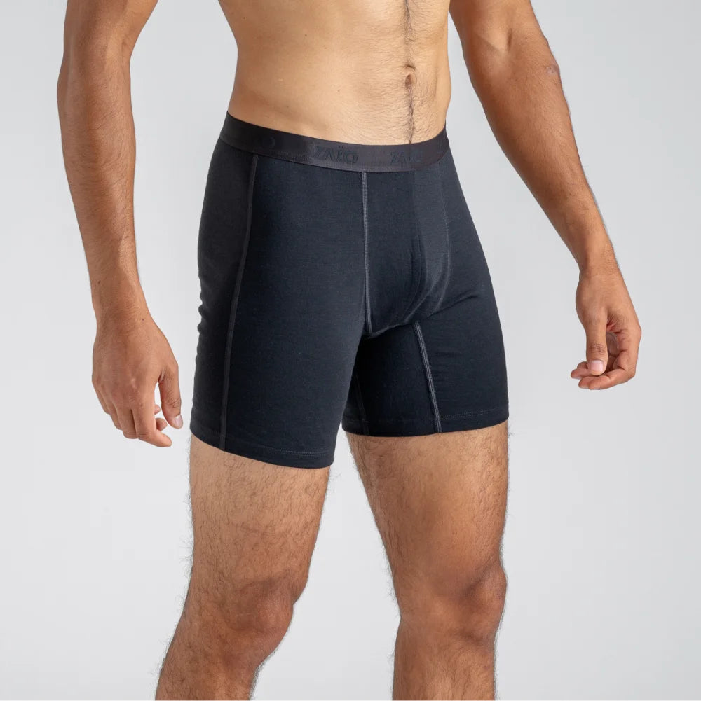 Senti Men's Merino Boxer Briefs Long