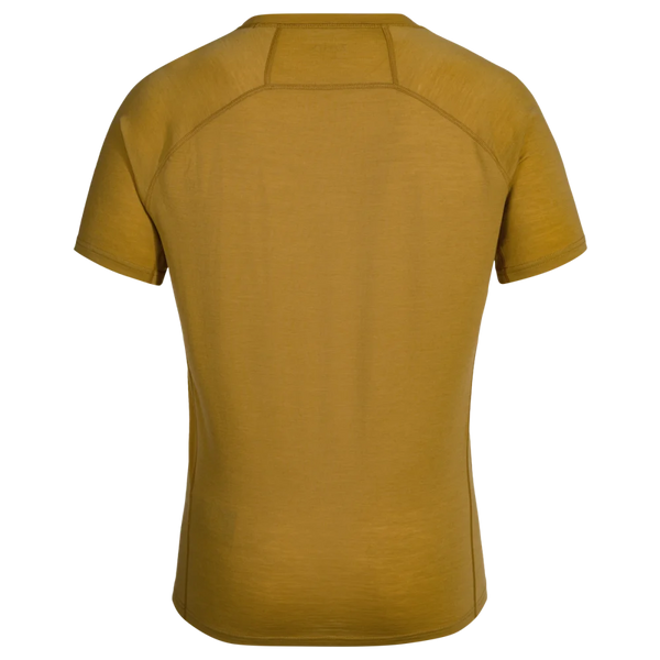 Senti Men's Merino T-shirt — Amber Gold
